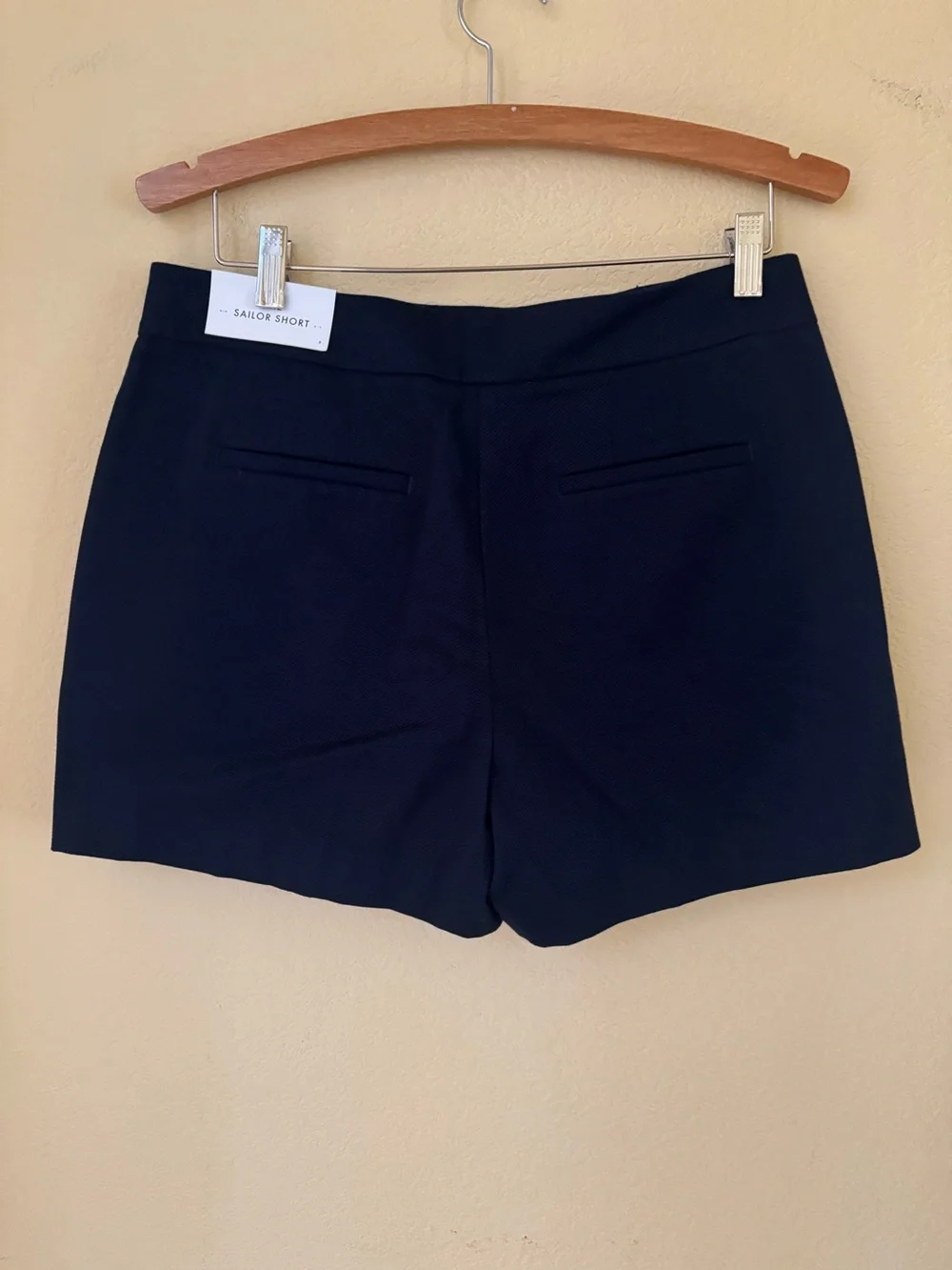 Ann Taylor Factory Navy Blue Sailor Short Size 8 NEW - Picture 2 of 3